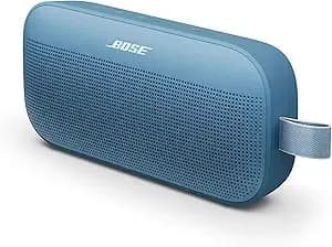 Bose Soundlink Flex Bluetooth Speaker (2nd Gen) - Portable Outdoor Speaker With Hi-Fi Audio, Waterproof And Dustproof, Usb-C, Up To 12 Hours Battery Life, Blue Dusk