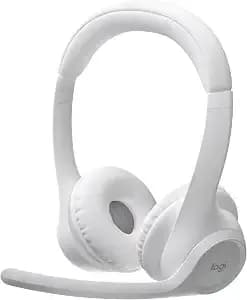 Logitech Zone 300 Wireless Bluetooth Headset Noise Canceling - Off-White - Compatible With Windows, Mac, Chrome, Linux, Ios, Ipados, Android