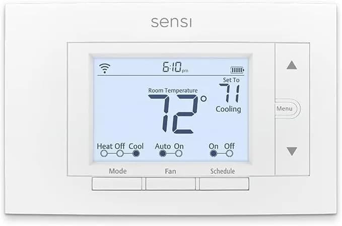 Sensi Smart Thermostat, Wi-Fi, Diy, Alexa, Energy Star Certified, st55