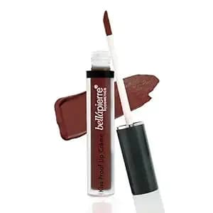 Bellapierre Kiss Proof Lip CrèMe - Richly Pigmented, Smooth Matte Finish - 100% Natural Formulation - Non-Toxic And Paraben Free - Long Lasting Nourishing, Color - Brown Shell