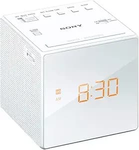 Sony Clock Radio Icf-c1: Fm / Am / Fm Wide Corresponding Sleep Timer White Icf-c1 W