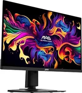 Msi Mag 271qpx Qd-Oled, 27 Oled Gaming Monitor, 2560 X 1440 (Qhd), 0.03ms Response Time, 360hz, True Black Hdr 400, Hdmi, Dp Port, Usb Type C, Tilt, Height, Black