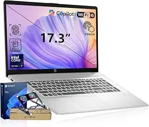 Hp 17.3" Touchscreen Business Copilot Ai Laptop Pc, Intel Core Ultra 7 255u