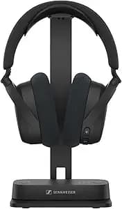 Sennheiser Rs 275 Tv Headphones - Bluetooth Headphones And Transmitter Bundle - Low Latency Wireless Headphones With Virtual Surround Sound, Speech Clarity And Auracast Technology - 50 H Battery