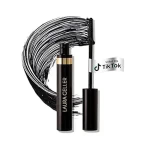 Laura Geller New York Kajal Longwear Mascara – Black – Volumizing, Lengthening, & Defining Mascara - Smudge‑Proof & Flake‑Proof Wear, Buildable Formula