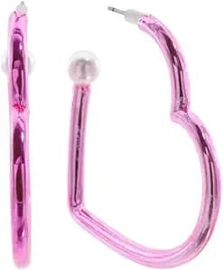 Betsey Johnson Valentine'S Day Hoop Earrings