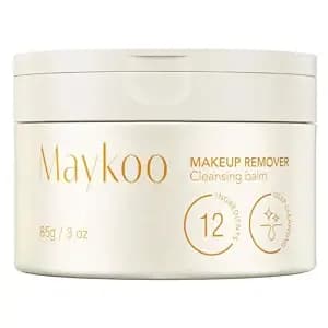 Maykoo Makeup Remover Balm Hydrating Deep Cleansing Balm For Face，85 G/3 Oz - Dissolves Waterproof Makeup, Oil Based Cleanser, Makeup Removing, With Spatula, For All Skin Types
