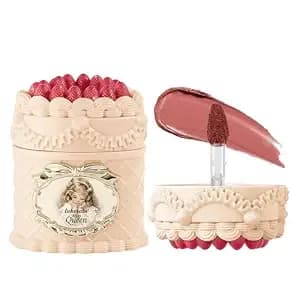 Strawberry Cream Cake Lip Tint Stain, Blurring Tint Matte Mousse Lipstick, Long-Lasting Blur Lip Lines, Hydrating Smudge-Proof & Non-Craked Lip Makeup, 02# Rose Heart