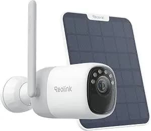 Reolink Altas 2k Solar Security Cameras Wireless Outdoor, 10s Pre-Record - 540 Days Battery Life, Colorx Night Vision, Dual Band 2.4/5ghz Wi-Fi 6, Ai Detection, Home Hub Compatible, No Subscription