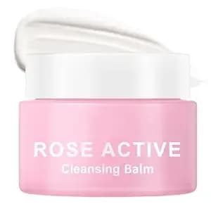 Makeup Remover & Cleansing Balm, Rose Makeup Melting Remover, Gentle And Nourishing Cleansing Balm For Eyes, Lips, Face, Sensitive Skin, Deep Cleanse & Moisturize