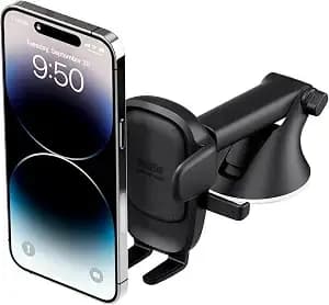 Iottie Easy One Touch Advanced Universal Car Mount Dashboard & Windshield Suction Cup Phone Holder For Iphone, Samsung, Google, All Smartphones