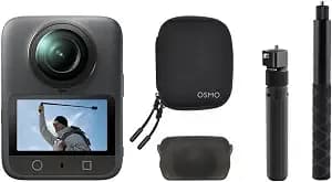Dji Osmo 360 Vortex Combo, 360 Action Camera - 1-Inch 360° Imaging, Native 8k 360° Video, 4k/120fps & 170° Boost Video, Vortex Rotating Handle