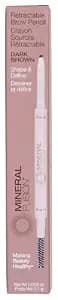 Mineral Fusion Dark Brown Retractable Brow Pencil, 0.003 Oz