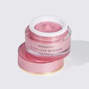 Cream Lash Remover For Eyelash Extensions,10g Eyelash Glue Remover Lash Tech Supplies For Salon Use (Strawberry Flavored)