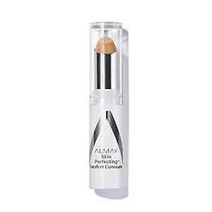 Almay Skin Perfecting Comfort Concealer, Face Makeup, Full Coverage, Natural Looking Finish, Cruelty-Free, Hypoallergenic, Dermatologist Tested, 200 Tan, 1 Count