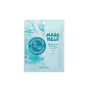 Tonymoly Mask Melt Collagen Neck & Forehead Patches - Korean Peptide Mask - Formulated With Niacinamide, Adenosine, Betaine, And Trehalose To Boost Hydration And Support A Healthy Skin Barrier