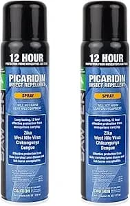 Sawyer Products sp5762 20% Picaridin Insect Repellent, Continuous Spray, 6 Fl Oz (Pack Of 2)