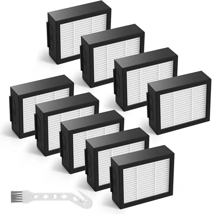 Filter Replacement For Irobot Roomba E, I And J Series i7 i7+/Plus i3 i3+ e5 e6 e7 i4 i6 i6+ i8 i8+ Robot Vacuum Cleaners Parts, 9 Pack High Efficiency 4639161 Filters