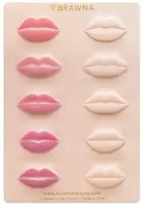 Brawna 3d Lip Pmu Practice Skin - 10 Lip Shapes - Lip Tattoo Practice Skin – Pmu Supplies