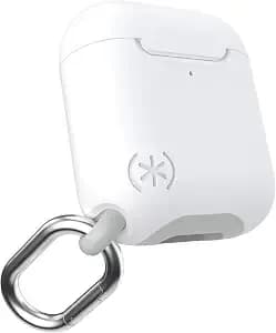 Speck Products Presidio Pro Airpods 2nd/1st Generation Case, White/Marble Grey