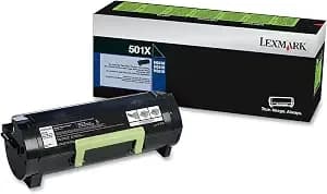Lexmark 50f1x00 Extra High Yield Return Program Toner - High Volume Black And White Printing With 10000 Page Yield And ms410 ms510 ms610 Series Compatibility