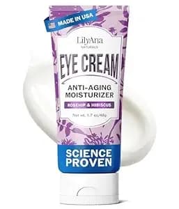 Lilyana Naturals Eye Cream For Dark Circles & Puffiness, 1.7 Oz - Under Eye Cream For Wrinkles, Bags, Anti-Aging And Dryness With A Gentle Formula For Sensitive Skin. Made In Usa.