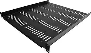 Startech.Com 1u Server Rack Shelf - Universal Vented Rack Mount Cantilever Tray For 19" Network Equipment Rack & Cabinet - Durable Design - Weight Capacity 55lb/25kg - 20" Deep (Shelf-1u-20-Fixed-V)