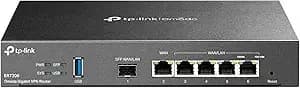 Tp-Link er7206, Multi-Wan Professional Wired Gigabit Vpn Router - Increased Network Capacity, Spi Firewall, Omada Sdn Integrated, Load Balance, Lightning Protection