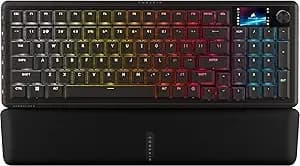 Corsair Vanguard 96 Wireless Mechanical Gaming Keyboard – Us Qwerty – Black - Rgb, 96% Layout, Hot-Swappable Mlx Switches, 8000hz Hyper-Polling, Stream Deck Integration, Flashtap Socd