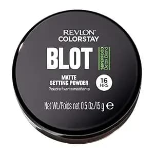 Revlon Colorstay Blot Setting Powder, 0.5 Oz - Setting Powder Mattifies, Absorbs Oil And Reduces The Appearance Of Pores While Controlling Shine All Day.