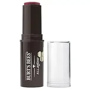 Burts Bees 100% Natural All Aglow Lip & Cheek Stick, Dahlia Dew - 1 Tube