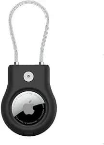 Belkin Secure Holder With Wire Cable For Apple Airtag, Black