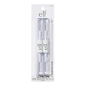 E.L.F. Clear Lash & Brow Mascara Gel, Dual-Sided Flexible Hold, Long-Lasting Clear Formula For Natural-Looking Brows & Defined Lashes