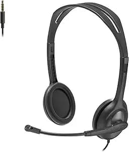Logitech h111 Stereo Headset With 3.5 Mm Audio Jack, Black