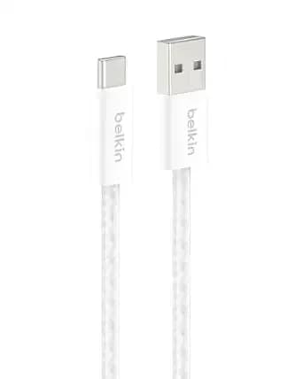 Belkin Usb A To Usb C 15w Braided Cable 3.3ft Iphone Charger Cord