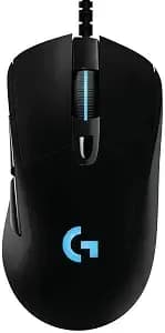 Logitech g403 Hero Rgb Gaming Mouse - Black - 25k, 87g+10g Optional, 25,600 Dpi, Rubber Side Grips