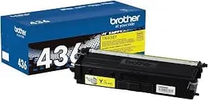 Brother Genuine Super High Yield Toner Cartridge, tn436y, Replacement Yellow Toner, Yield Up To 6,500 Pages, Amazon Dash Replenishment Cartridge