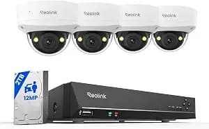 Reolink 12mp Vandalproof Security Camera System With 2tb Hdd rlk8-1200v4