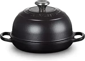 Le Creuset Enameled Cast Iron Signature Round Bread Oven, 9.5 Inch, Licorice