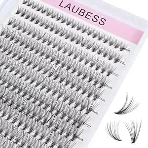 Cluster Lashes 240pcs 20d Diy Eyelash Extension D Curly Long Individual Lashes Mixed Tray Faux Mink Lash Clusters Extensions 0.07 0.10 Black (20d-0.07d-9-16mm)