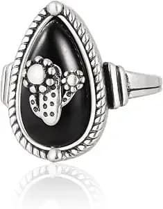Montana West Wrangler Western Couture'S Bohemian Turquoise Cuff Ring For Women Cowgirl Size 7