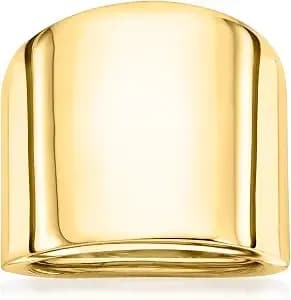 Ross-Simons Italian 14kt Yellow Gold Wide Polished Ring