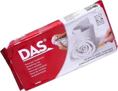Das Air-Hardening Modeling Clay, 2.2 Lb. Block, White Color (387500)