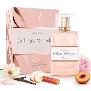 Catherine Malandrino Dream Eau De Parfum For Women - Floral Fruity Scent - Perfume W/ Apple & Nectarine, Peony & Muguet Heart, Vanilla & Sheer Musk Base - 3.4 Fl. Oz.