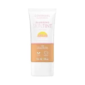 Covergirl Clean Fresh Blurring Skin Tint With Spf 30, 430 Medium Neutral, Liquid Foundation, Soft Matte Finish, Smooths, Brightens, Blurs Pores, Mineral Sunscreen, Vegan Formula