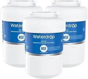 Waterdrop Wd-f13 Replacement For Ge® Mwf® Refrigerator Water Filter, 3 Pack - Replacement For Smartwater® Mwfp, Mwfint, Mwfa, Gwf, Hdx Fmg-1, Kenmore® 9991, gse25gshecss, wfc1201