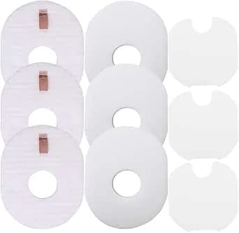 Dttery hv300 hv301 hv302 hv310 Vacuum Filter Replacement For Shark Rocket - cs100 hv200 hv251 hv290 hv292 hv303 hv305 hv308 uv450, Ultra-Light Corded Stick, Part xffv300, 3 Post, 3 Foam & Felt Kit