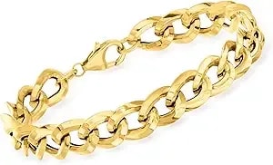 Ross-Simons Italian 14kt Yellow Gold Curb-Link Bracelet