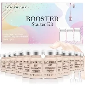 Bb Pigment Serum Starter Kit Hyaluronic Acid Essence Foundation Bb Facial Skin Care Kit 0.27oz 12 Vials, Combined With Niacinamide And Peptides To Skin Tone Anti-Aging Glow Foundation #1