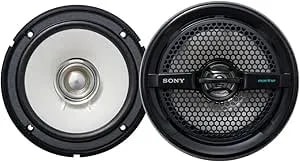 Sony Xs-mp1611 Dual Cone Marine Speakers, Black
